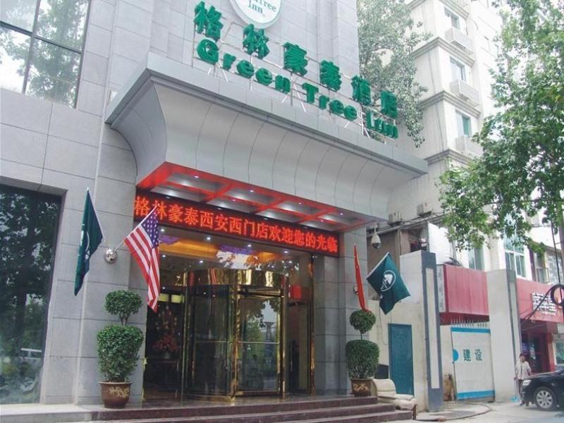 Greentree Inn Shanxi Xian West Gate Express Hotel Exterior foto